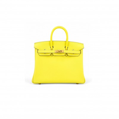 HERMES MASTER BIRKIN 25 LIME SWIFT 10132142 (25*20*13cm)